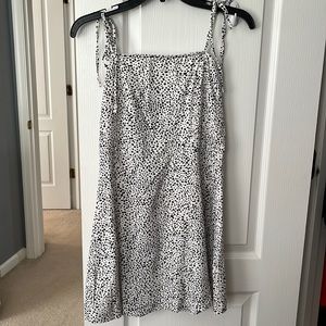 SHEIN Black and White spotted dress; Size XS